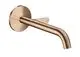 AXOR-HG-AXOR-One-Waschtischmischer-Unterputz-fuer-Wandmontage-Select-mit-Auslauf-220-mm-Polished-Red-Gold-48112300 gallery number 1